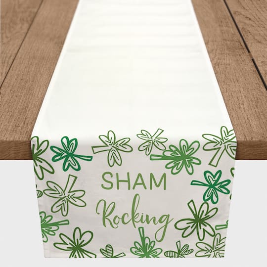 Sham Rocking Poly Twill Table Runner